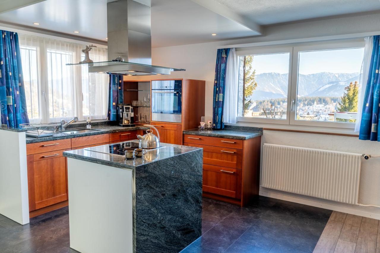 Charmantes Apartment Mit Grossem Garten .Kids4Free. Flims Exterior photo